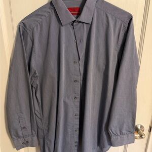 Alfani Men's Slate Blue Dress Shirt